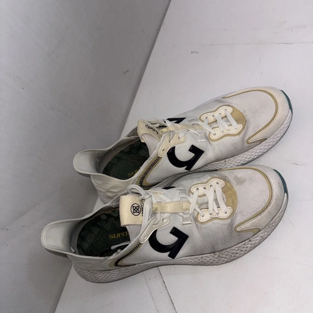 G/Fore White MG4X2 Athletic‎ Hybrid Sneakers Cross Trainer Golf Shoes Men's 12